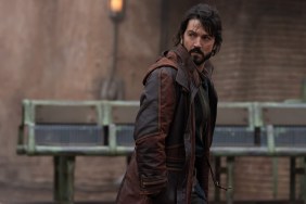 Diego Luna stares and walks as Andor.