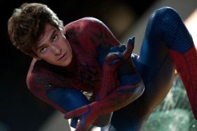 Andrew Garfield's Spider-Man shooting webs