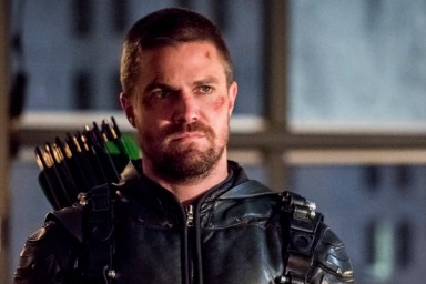 Stephen Amell as Oliver Queen in Arrow