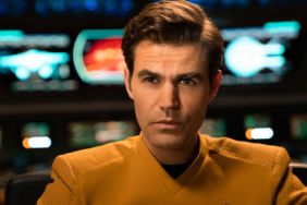 Paul Wesley as James T. Kirk in Star Trek: Strange New Worlds.