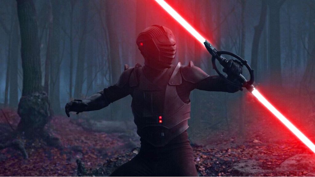 Marrok with their dual-lightsaber ignited