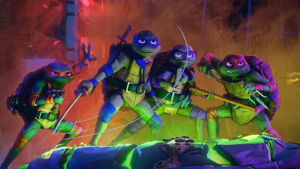 The TMNT ready for a brawl