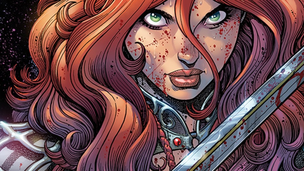 Arthur Adams Savage Red Sonja #1 Cover cropped