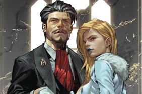 Iron Man Tony Stark and White Queen Emma Frost