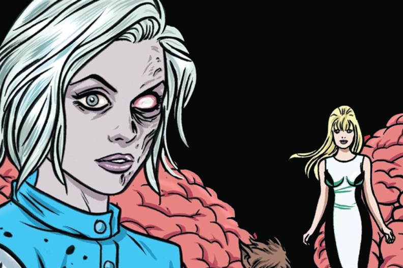 Cover art for 2023 edition of iZombie omnibus