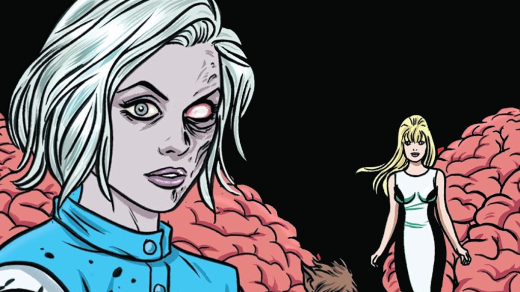 Cover art for 2023 edition of iZombie omnibus