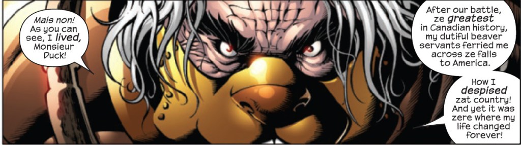 Le Beaver in Howard the Duck #1