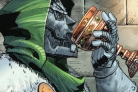 Doctor Doom has a drink