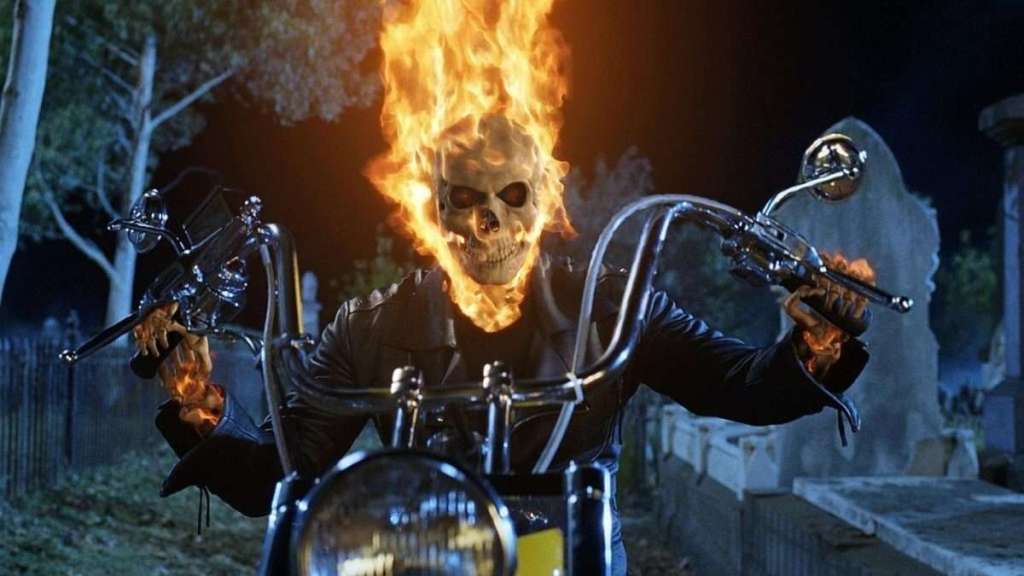 Nic Cage as Ghost Rider