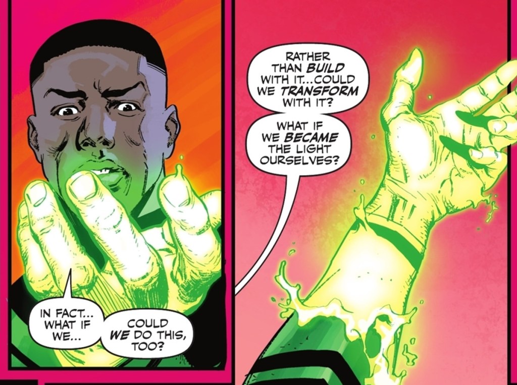 John Stewart Becomes Pure Will in Green Lantern War Journal 6