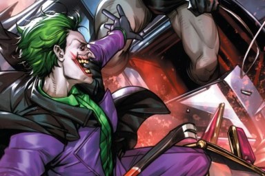 Joker from Batman 143 cover by Derrick Chew cropped