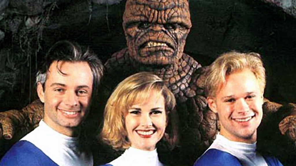 The cast of 1994's The Fantastic Four.