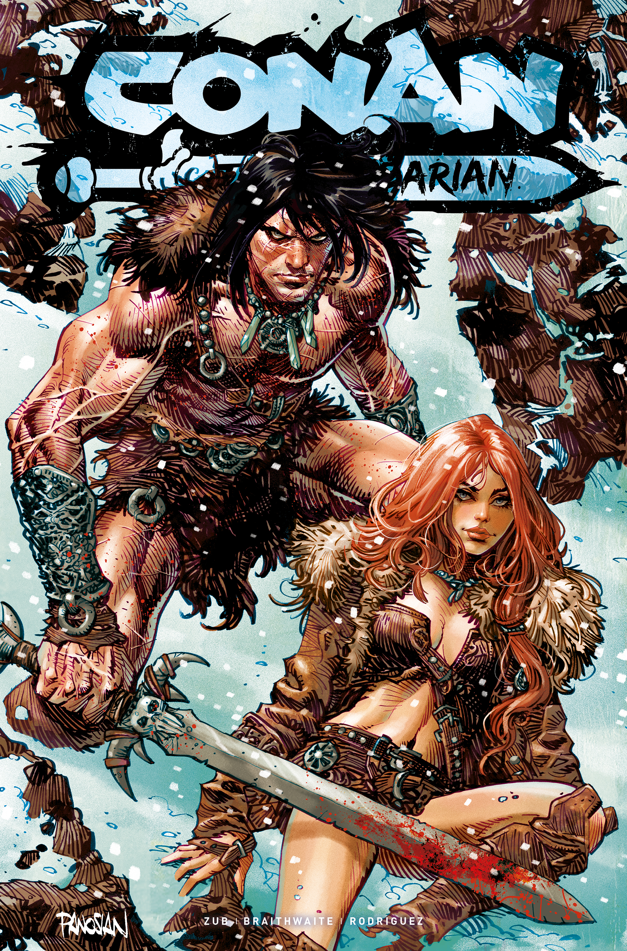 Exclusive Conan the Barbarian #13 Covers Preview Doug Braithwaite's Return & New Arc