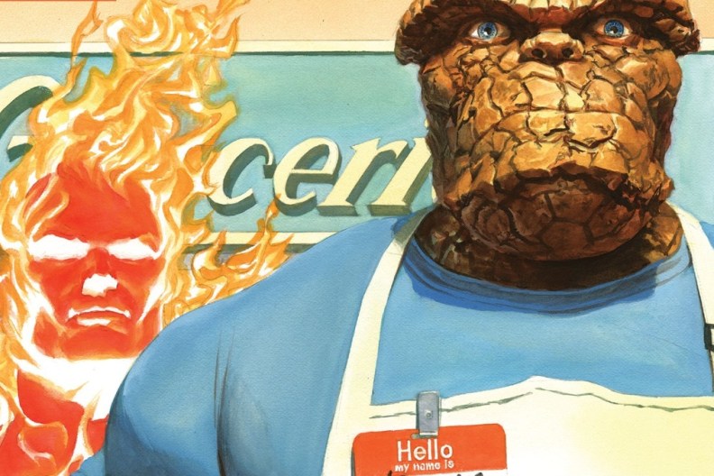 Fantastic Four 20 cover by Alex Ross cropped