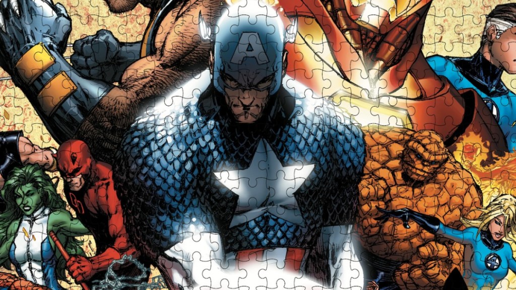 Exclusive The Marvel Art of Michael Turner Image Reveals Collectible Civil War Puzzle