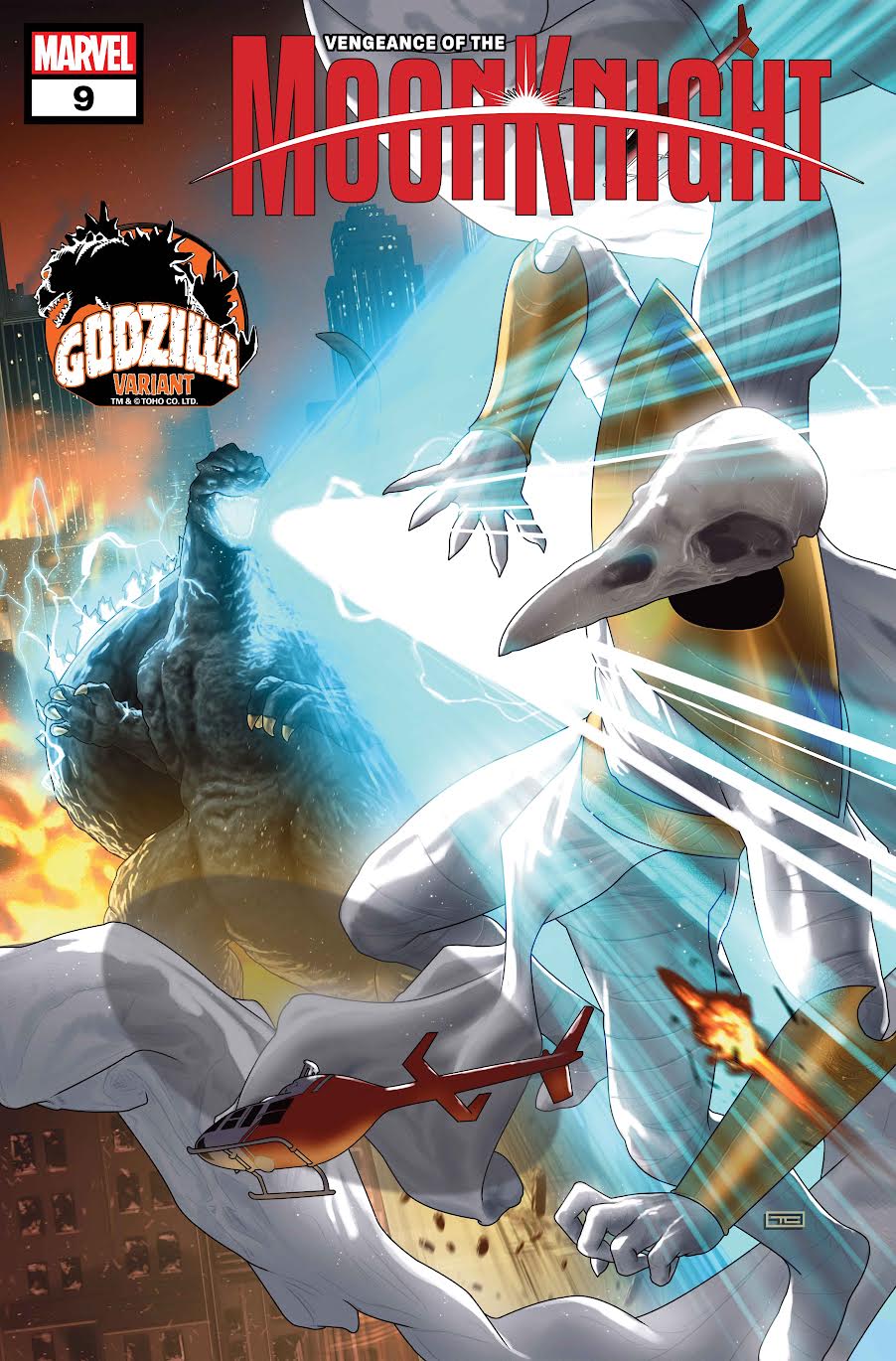 Godzilla Battles Thor, Deadpool, & More in New Marvel Variant Covers