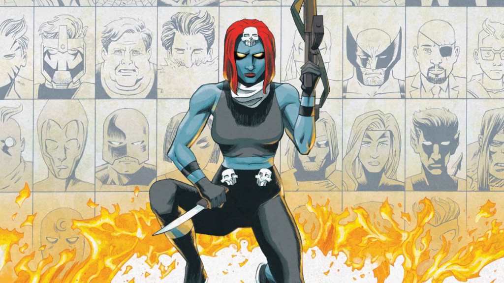 Mystique 1 cover by Declan Shalvey