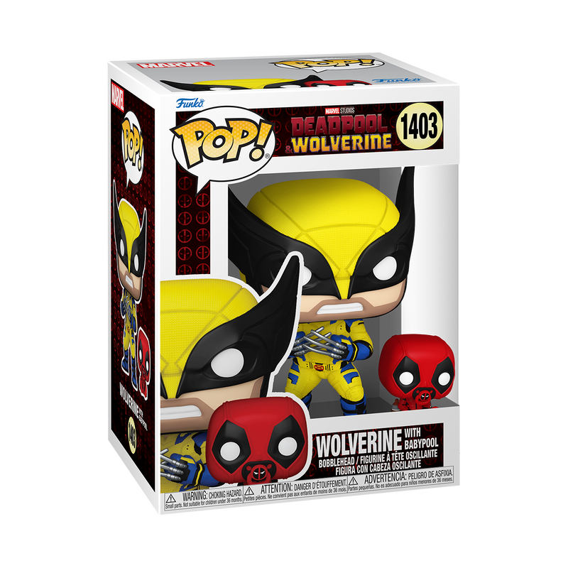 Dogpool, Babypool, & More Get New Funko Pop! Figures for Deadpool & Wolverine MCU Movie