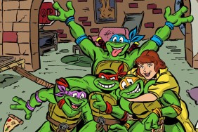 Teenage Mutant Ninja Turtles 40th Anniversary Comics Celebration Pin-Up by Ken Mitchroney and Aaron Hazouri