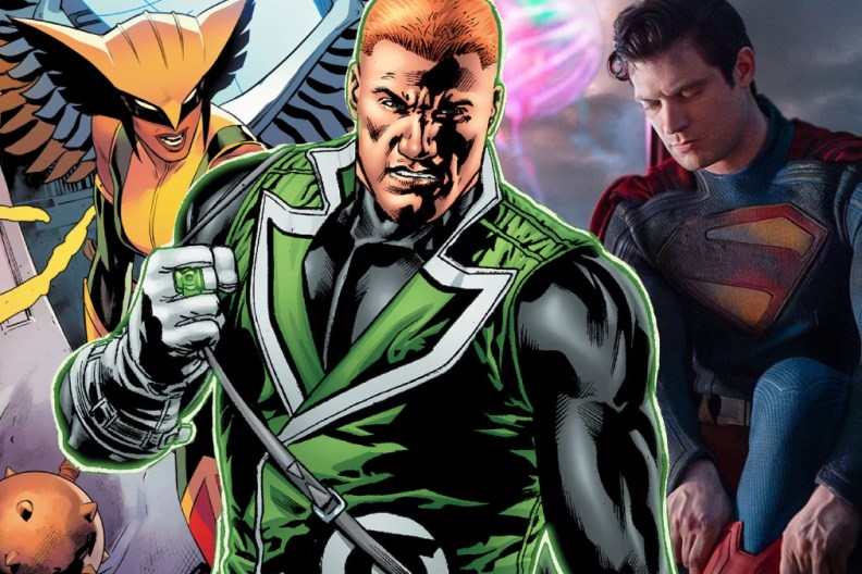 Superman Set Photos Offer First Look at Nathan Fllion’s Guy Gardner, Isabela Merced’s Hawkgirl