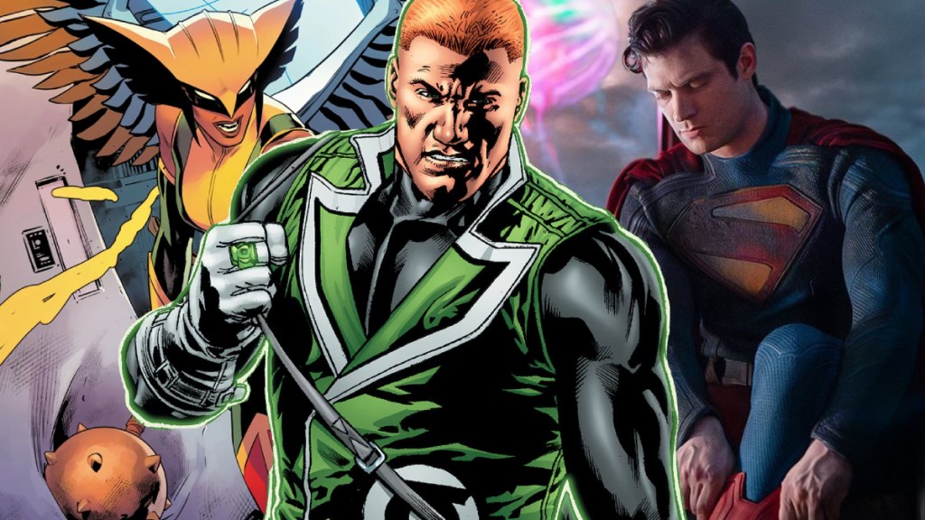 Superman Set Photos Offer First Look at Nathan Fllion’s Guy Gardner, Isabela Merced’s Hawkgirl