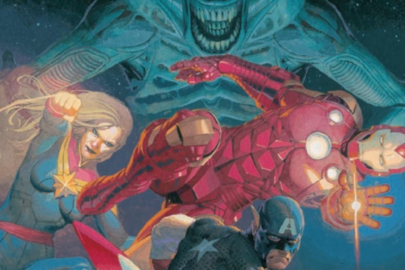 Aliens vs Avengers 1 cover cropped