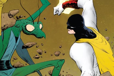 Space Ghost fights Zoark on Space Ghost 4 Cover by Jae Lee cropped