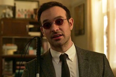 Charlie Cox as lawyer Matt Murdock in Spider-Man: No Way Home (2021).