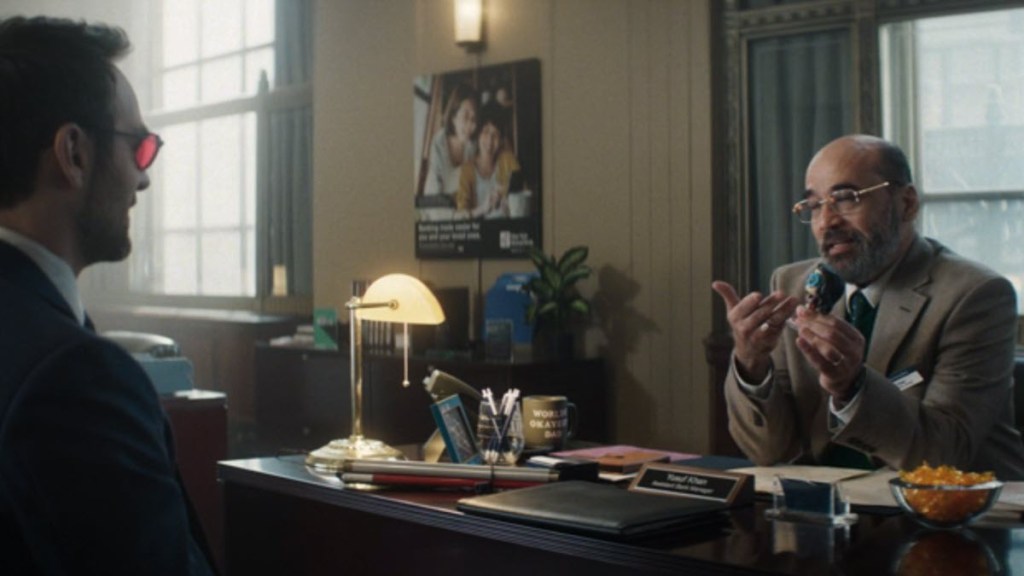 Yusuf Khan shows off Ms. Marvel Funko Pop in Daredevil Born Again Episode 5 With Interest