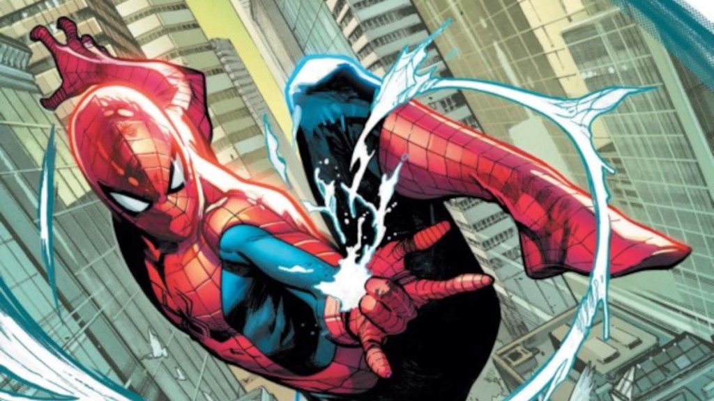 Amazing Spider-Man 1 cover by Pepe Larraz. cropped