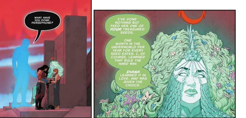 Persephone rebels against Hades in Absolute Wonder Woman 7