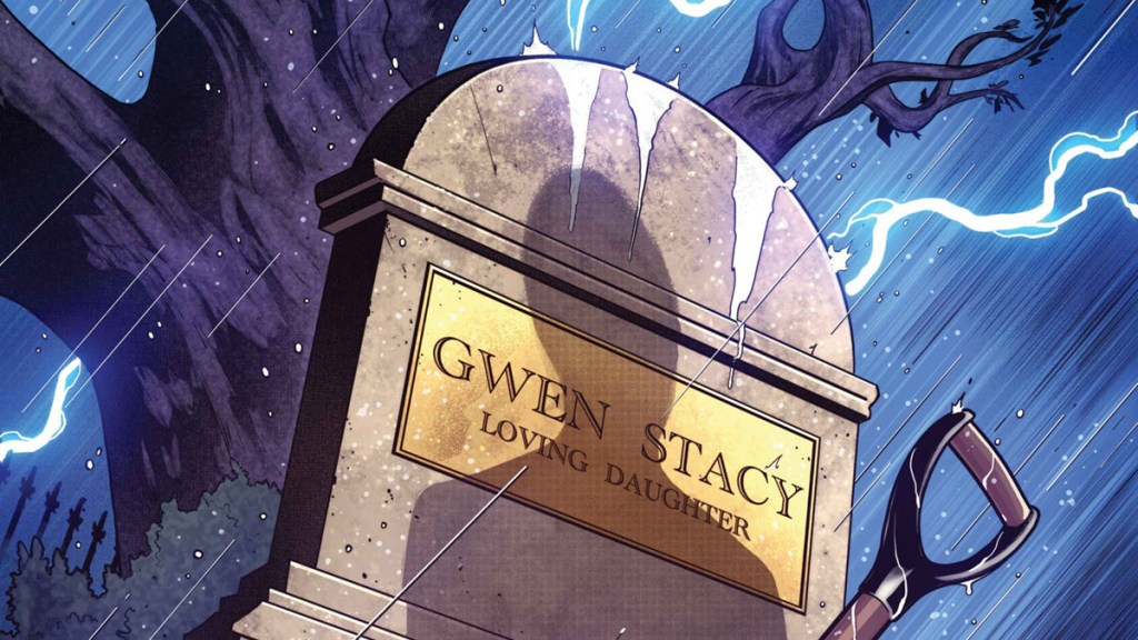 Gwenpool 1 Teaser Image with Gwen Stacy Grave