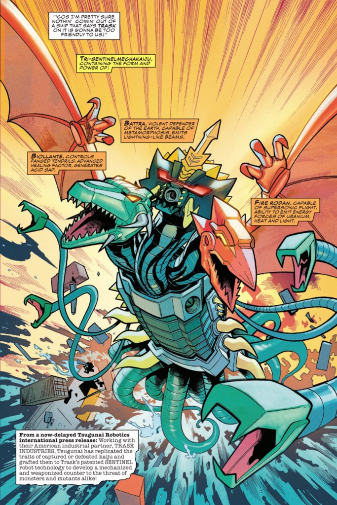 New Tri-Sentinel revealed in Godzilla vs X-Men