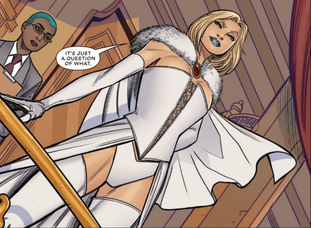 Emma Frost White Queen with protege