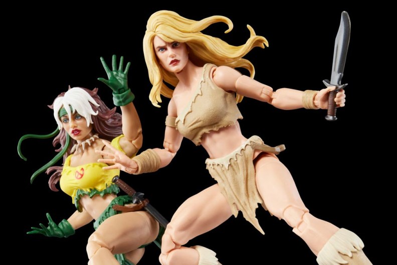 Marvel Legends Savage Land Rogue and Shanna the She-Devil figures