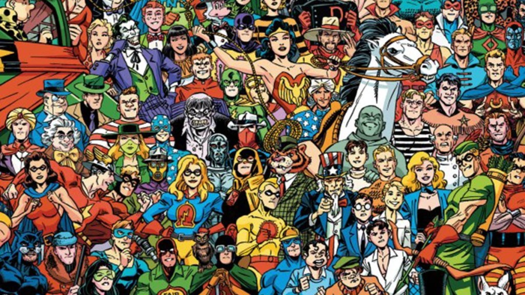 New History of DC Universe 1 Cover by Scott Koblish