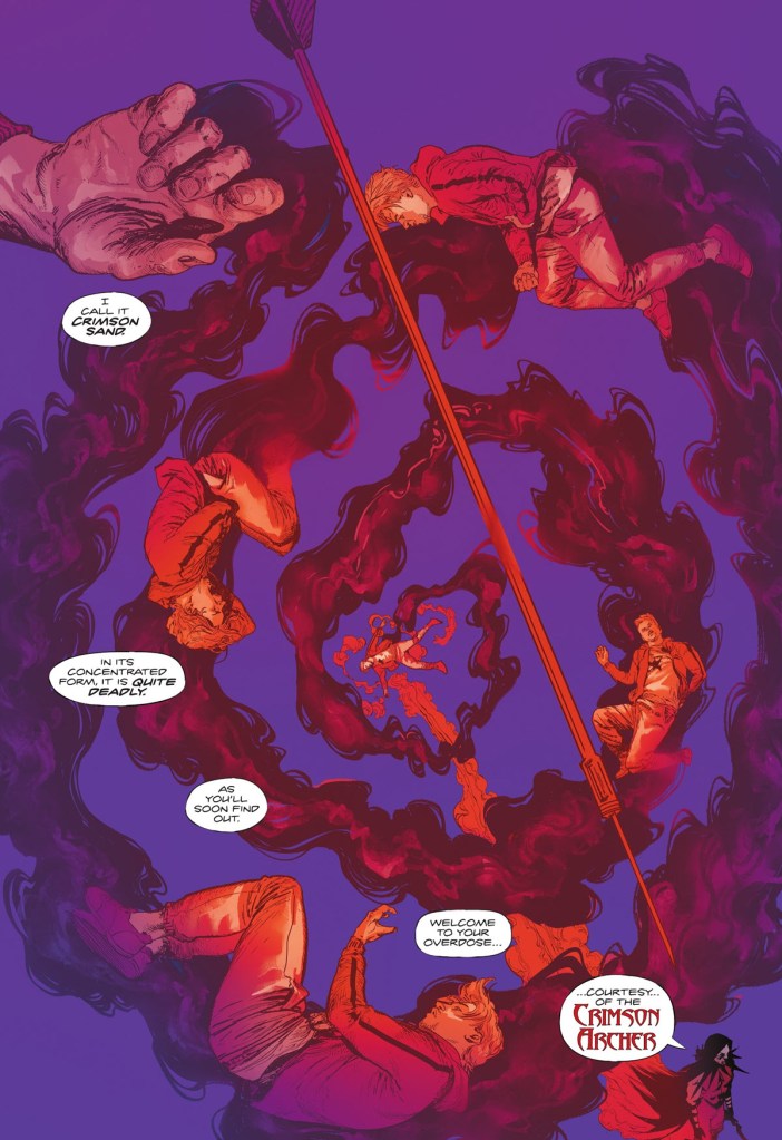 Roy Harper on Crimson Sand in Green Arrow 25