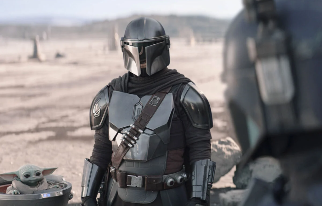 The Mandalorian, consistenly ranked as one of the best Star Wars TV shows.