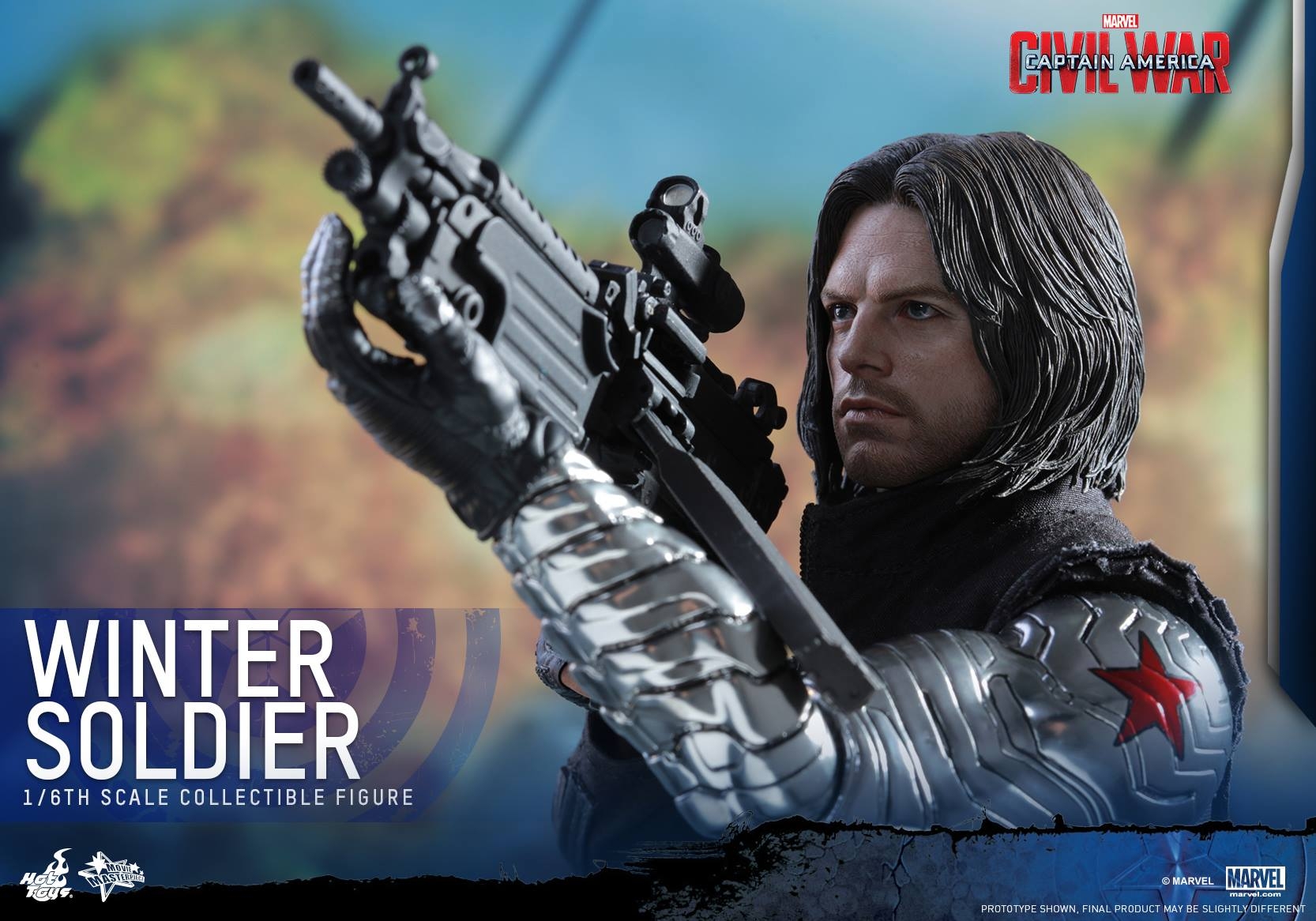 Captain America: Civil War Winter Soldier Hot Toys