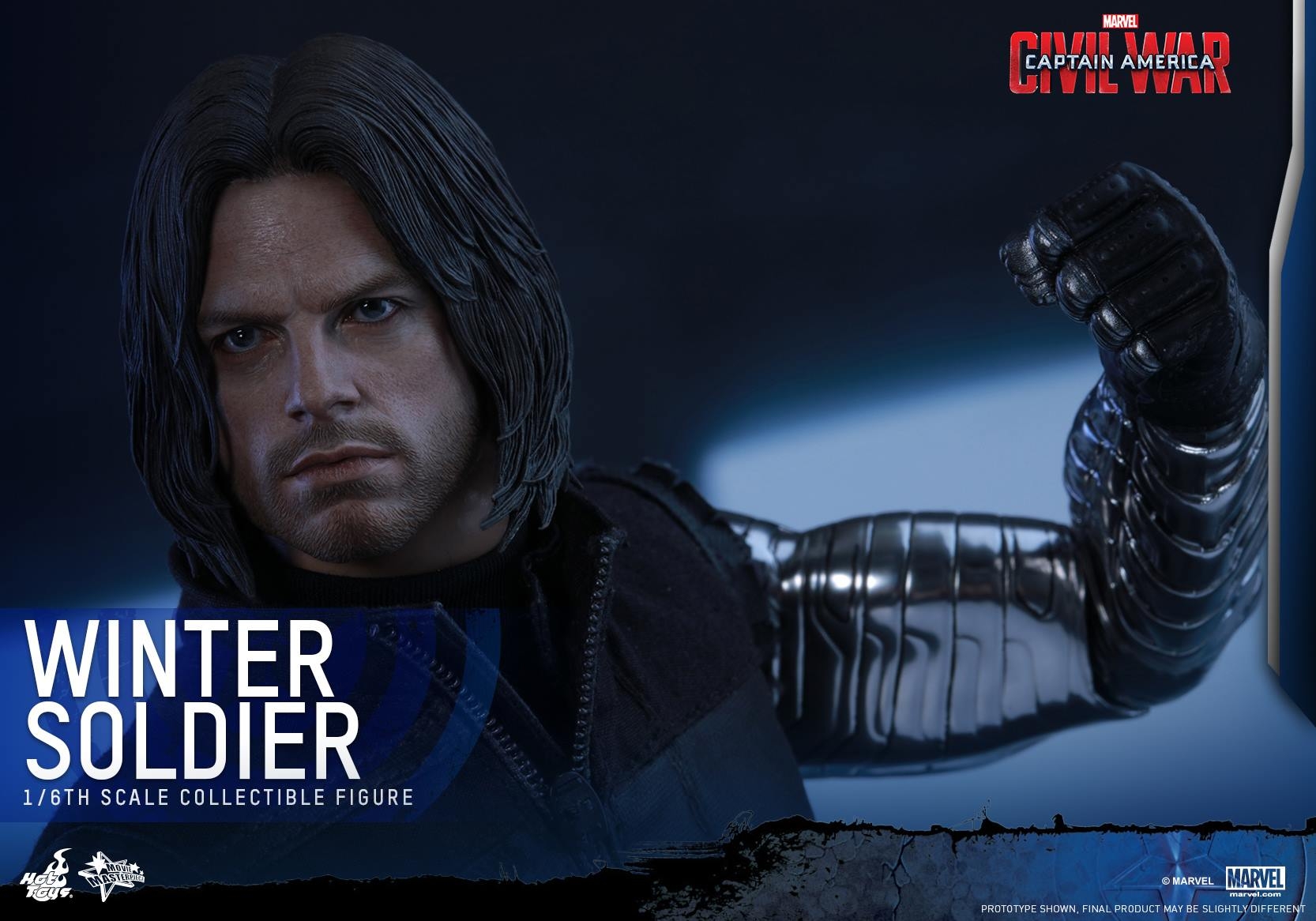 Captain America: Civil War Winter Soldier Hot Toys