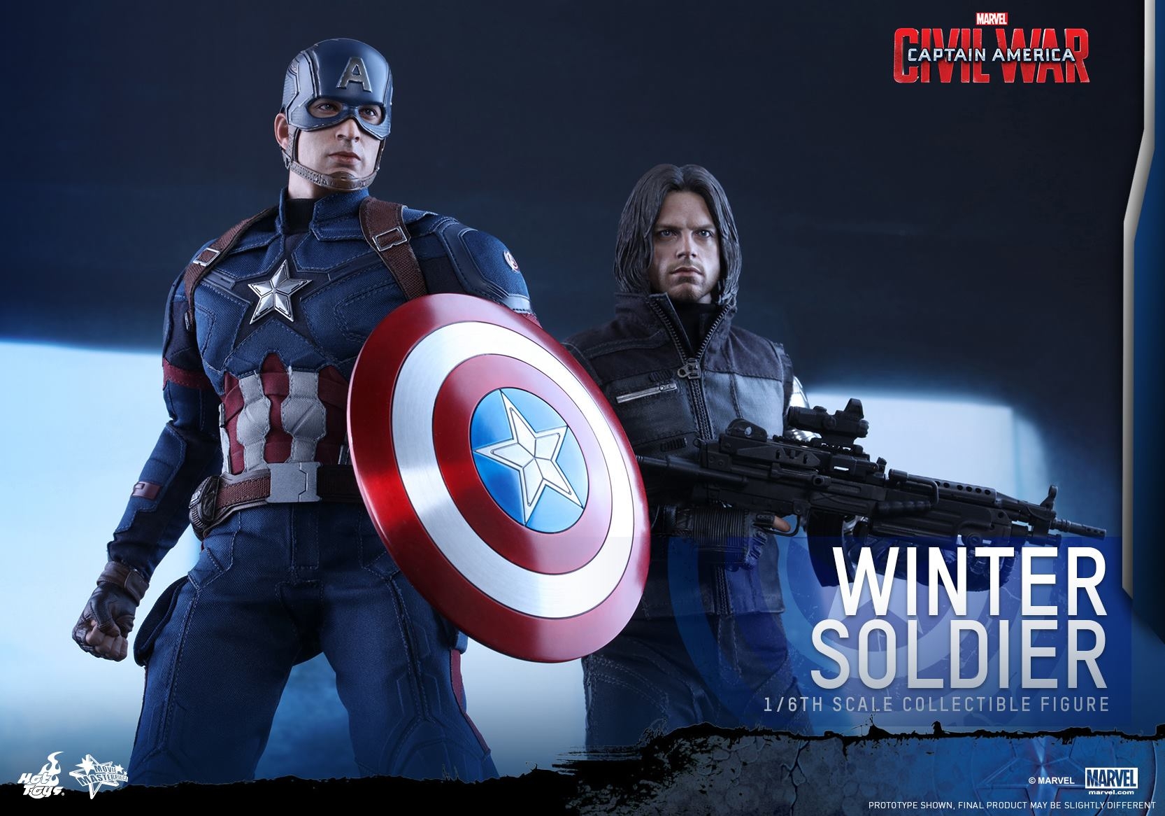 Captain America: Civil War Winter Soldier Hot Toys