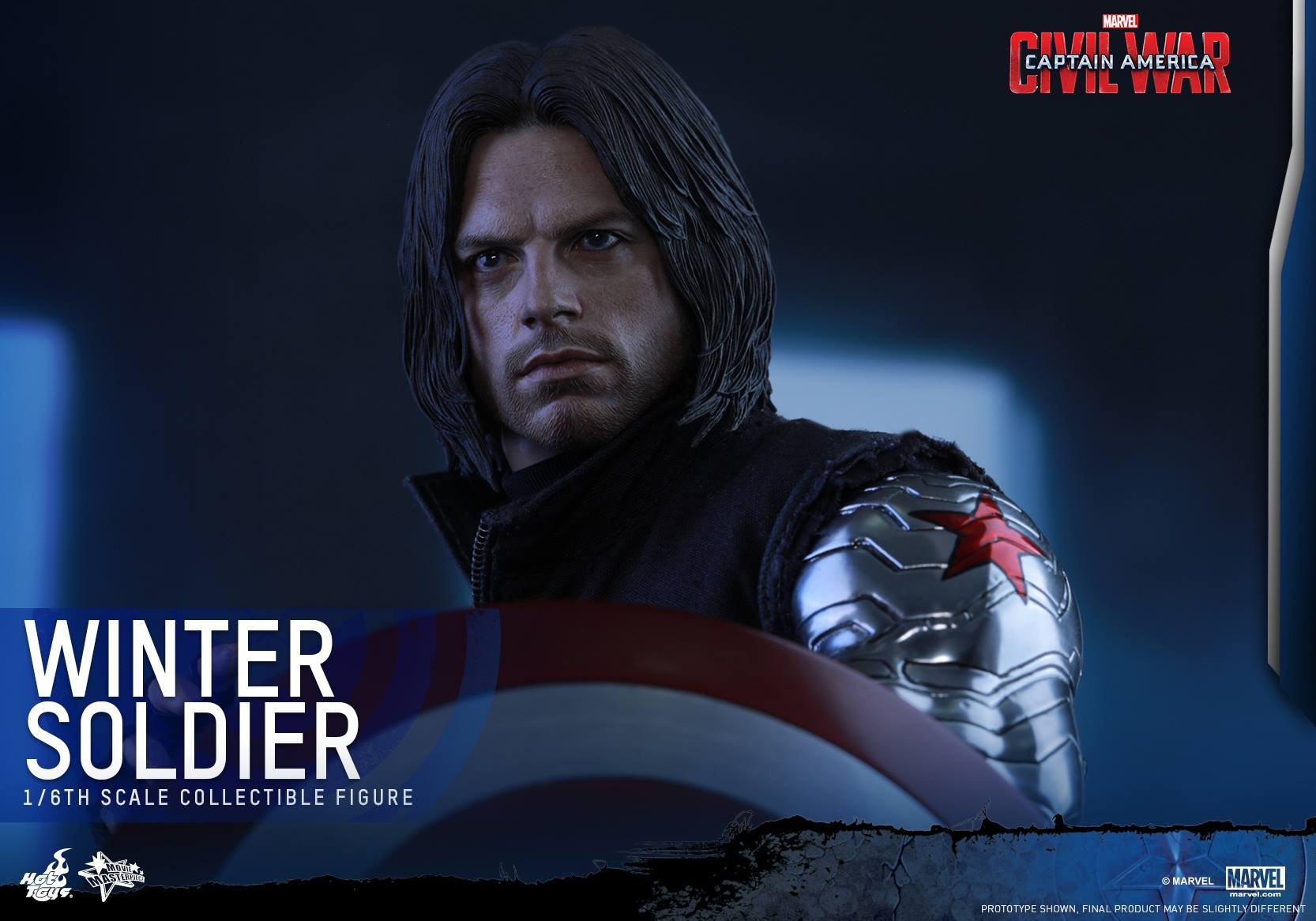 Captain America: Civil War Winter Soldier Hot Toys