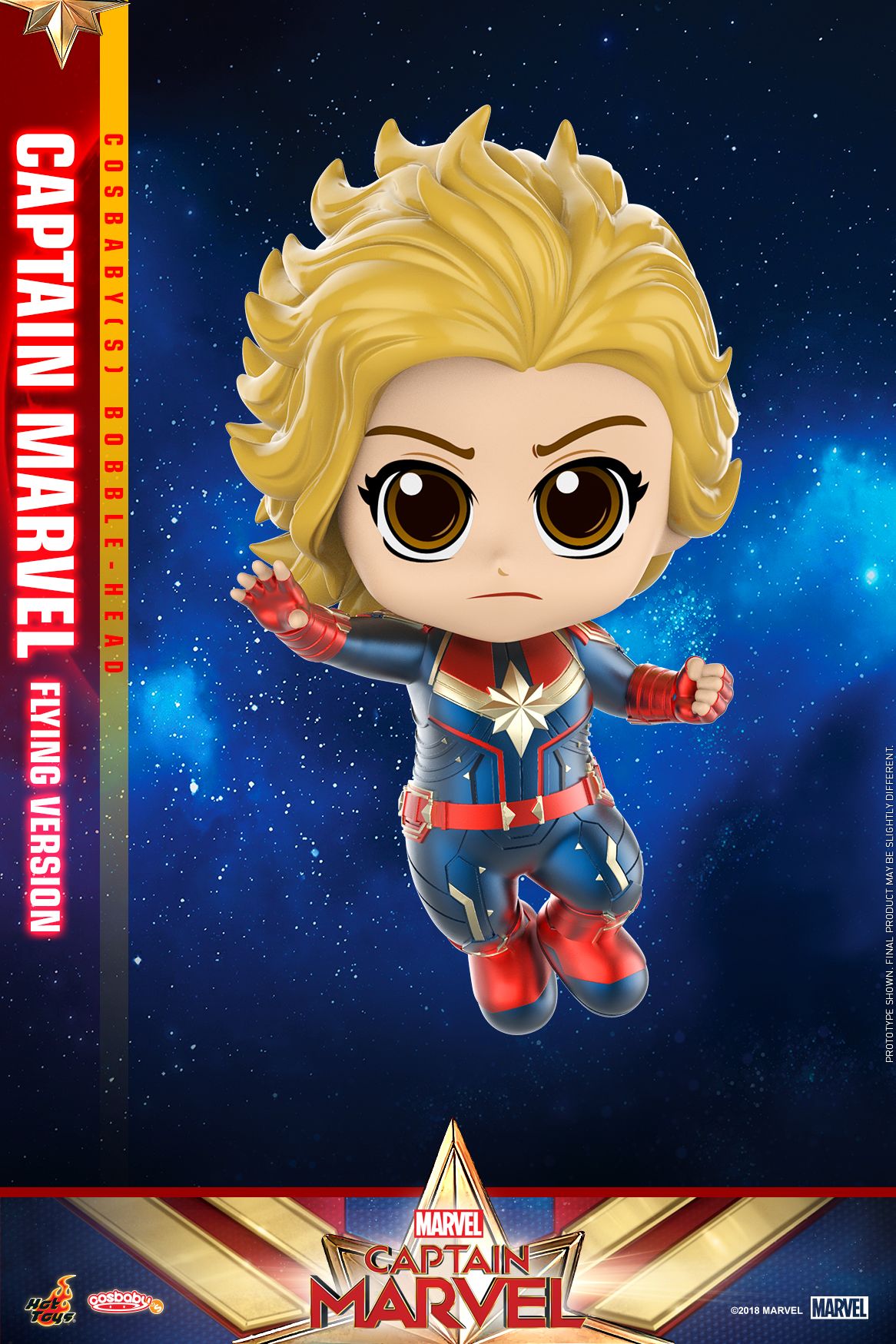 Hot Toys Captain Marvel Captain Marvel Flying Version Cosbaby S Bobble Head_pr1