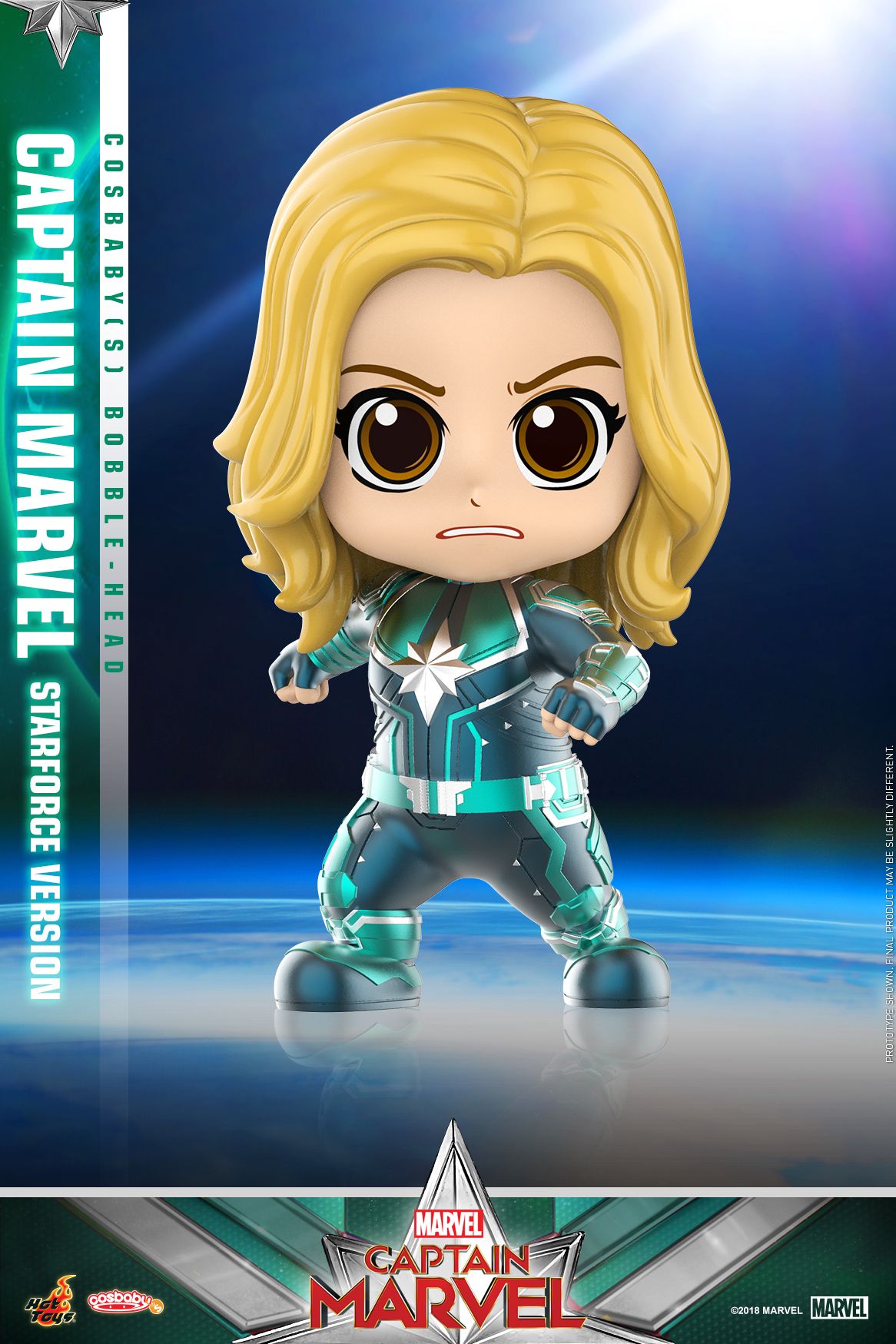 Hot Toys Captain Marvel Captain Marvel Starforce Version Cosbaby S Bobble Head_pr1