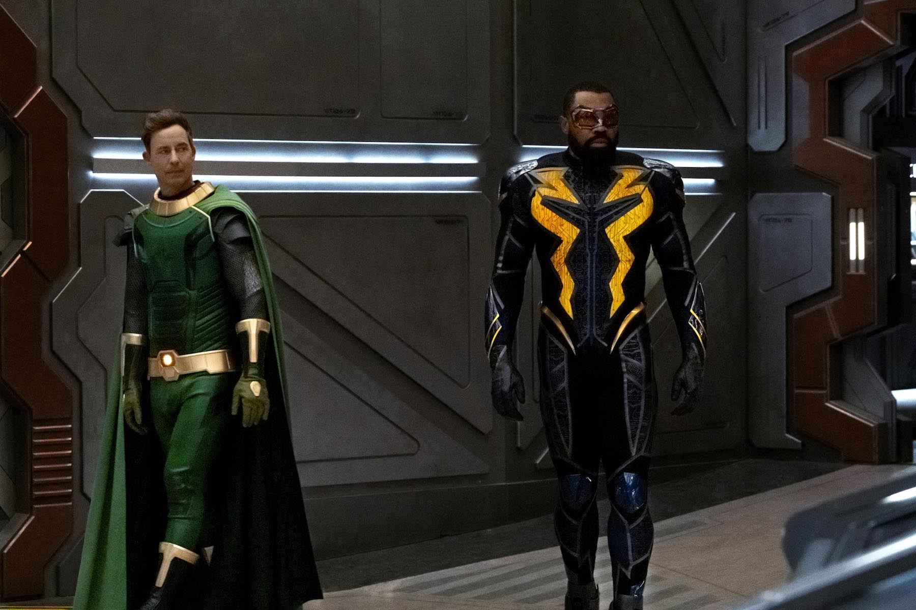 Tom Cavanagh as Pariah and Cress Williams as Black Lightning