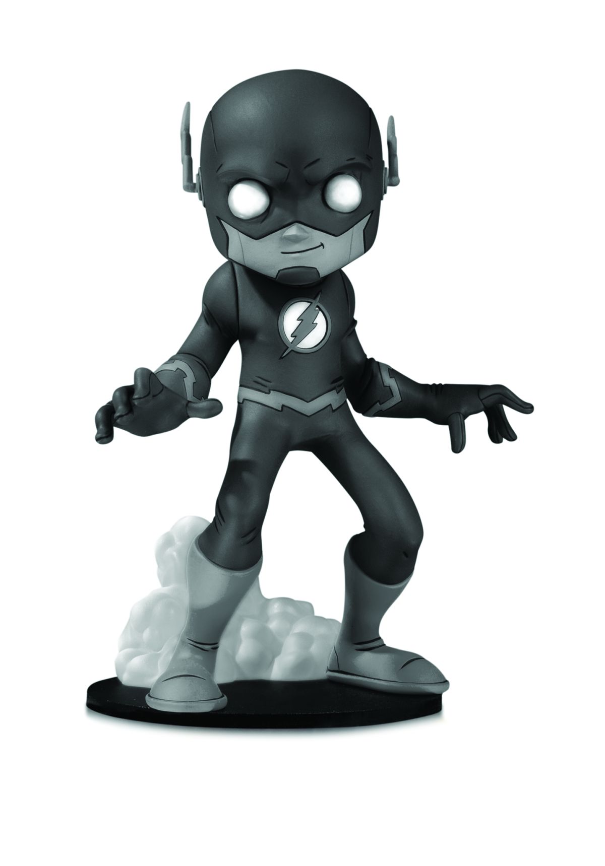 DC ARTISTS ALLEY: THE FLASH BY CHRIS UMINGA BLACK AND WHITE VARIANT FIGURE DESIGNER VINYL FIGURE