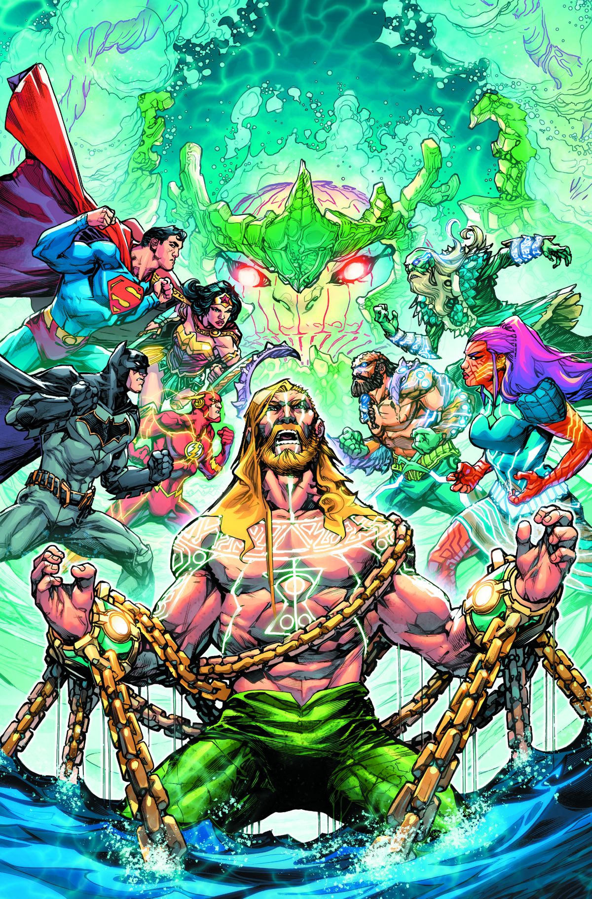 JUSTICE LEAGUE/AQUAMAN: DROWNED EARTH #1 