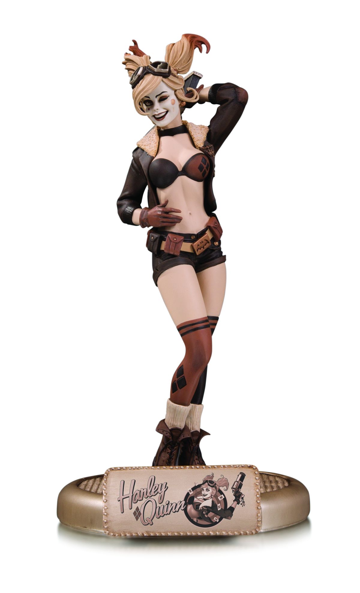 DC BOMBSHELLS: HARLEY QUINN SEPIA TONE VARIANT STATUE