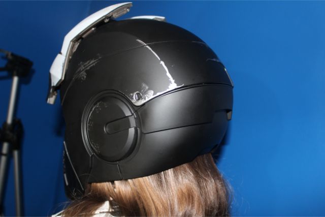 Helmet rear