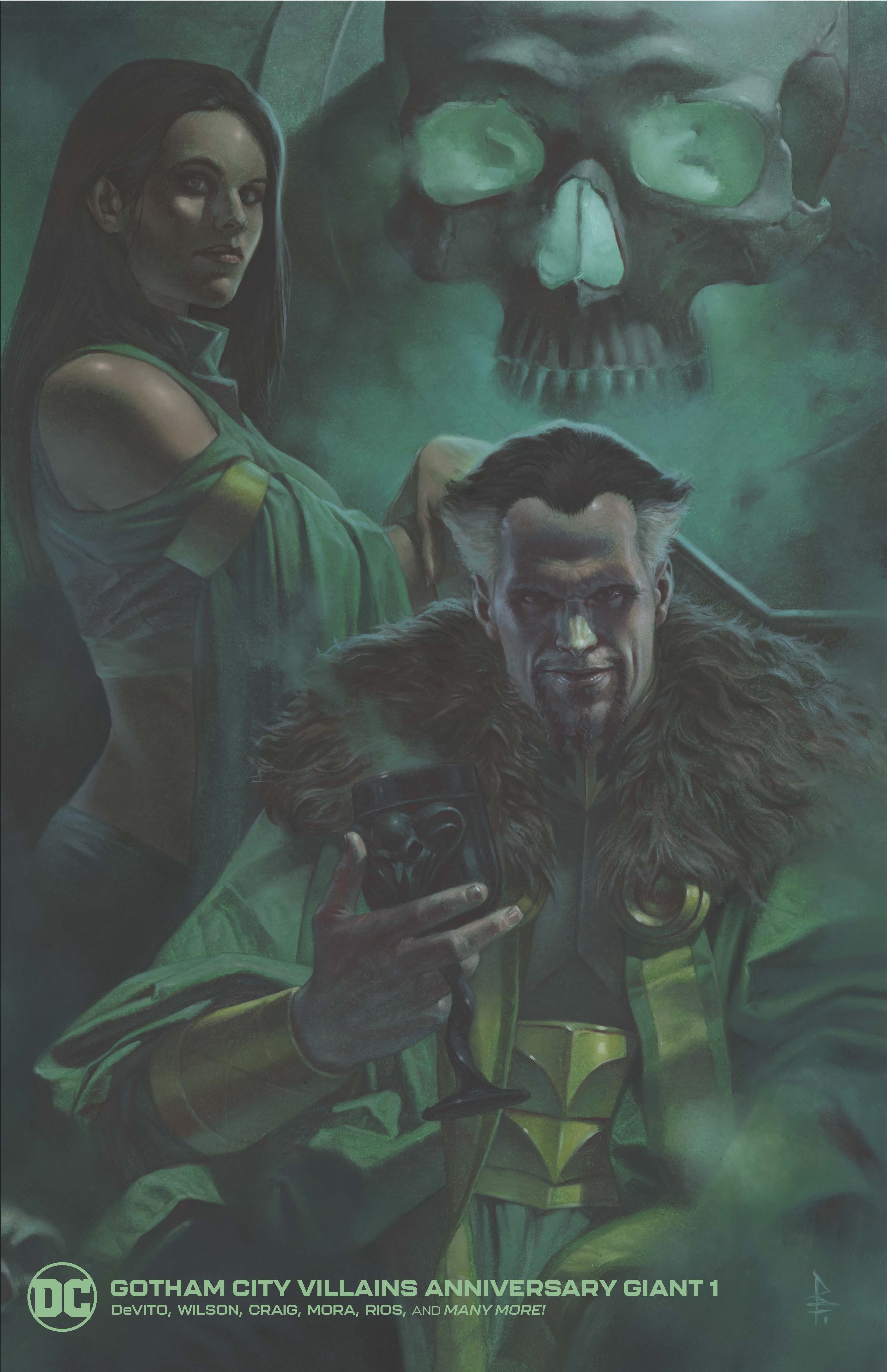 Talia and Ra’s al Ghul Variant Cover by Riccardo Federici